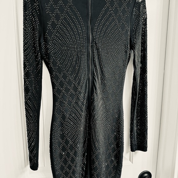 Windsor Black Textured Dress - Picture 2 of 3